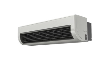 Modern white wall-mounted air conditioner unit showcasing sleek design and climate control technology for comfortable living and working spaces