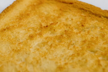 Golden toasted bread with a crispy texture perfect for breakfast or snacks
