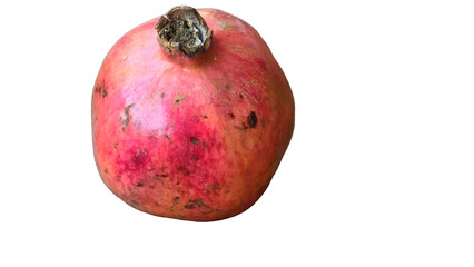 Pomegranate Isolated on a White Background with Copy Text Space. Exotic Fruit Element for Health Posters, Nutrition Themes, and Nature-Inspired Designs. PNG File