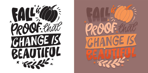 Fall vibes - hand drawn doodle lettering quote. Lettering for t-shirt design, mug print, bag print, clothes fashion. 100% hand drawn vector image.
