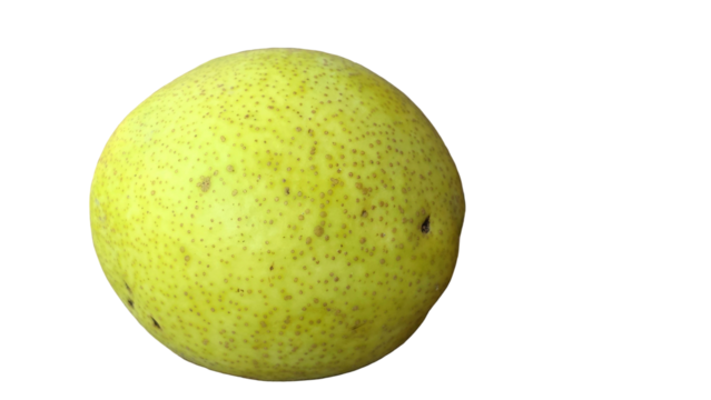 Pear Fruit Isolated on a White Background with Copy Text Space. Fresh Fruit Element for Health Posters, Nutrition Themes, and Nature-Inspired Designs. PNG File