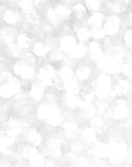 White and gray bokeh background. Photo can be used for the concepts of New Year, Christmas, Wedding Anniversary and all celebrations.