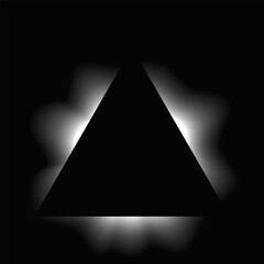 Triangle illuminate light frame