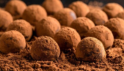 Cocoa Powdered Chocolate Truffles Collection