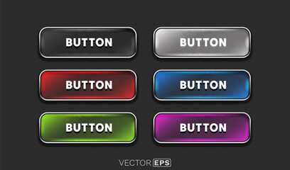 Button frame label, event bar casino, show signboard. Vector illustration