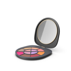 Makeup Palette, Vibrant Colors, Professional Look, 3d Png, transparent background