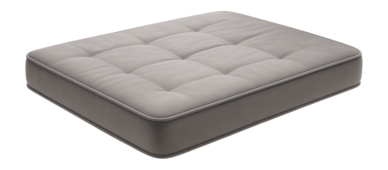 Extra-large memory foam mat for comfort in a shared living room space