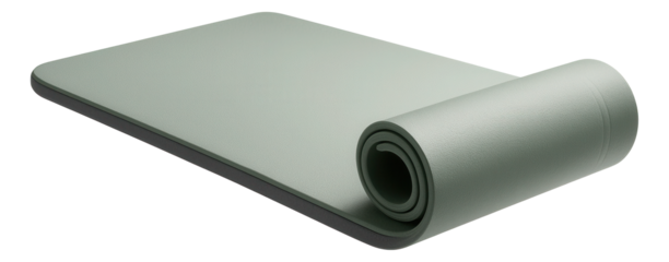 Lightweight portable foam mat with cushioning for outdoor yoga classes in a community park
