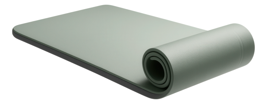 Lightweight portable foam mat with cushioning for outdoor yoga classes in a community park