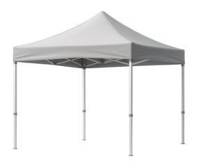 Lightweight collapsible gazebo with an aluminum frame and UV-resistant fabric, perfect for an apartment balcony to provide shade in the summer.