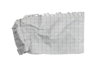 Creative crumpled graph paper for textured backgrounds and artistic designs, conveying a sense of imperfection and unique character for your project needs.