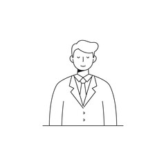 Professional businessman in a suit expressing calm and mindfulness ideal for illustrating stress management and corporate wellness programs.