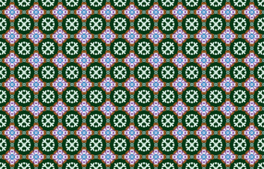 tribal ethnic themes geometric seamless background with a Peruvian american indigenous pattern. Textile print with rich native American tribal themes in an ethnic traditional style. Clothing with Nava