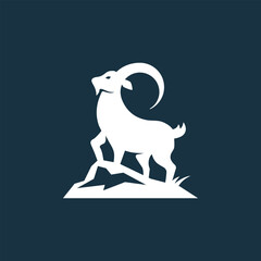 goat video abstract logo modern style