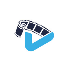 music video abstract logo modern style