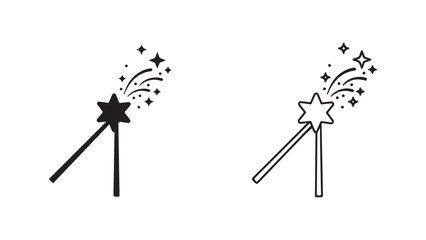 Sparkler icon with transparent background