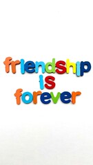 Colorful Letters Spelling 