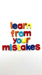 Learn from Your Mistakes: A Colorful Reminder