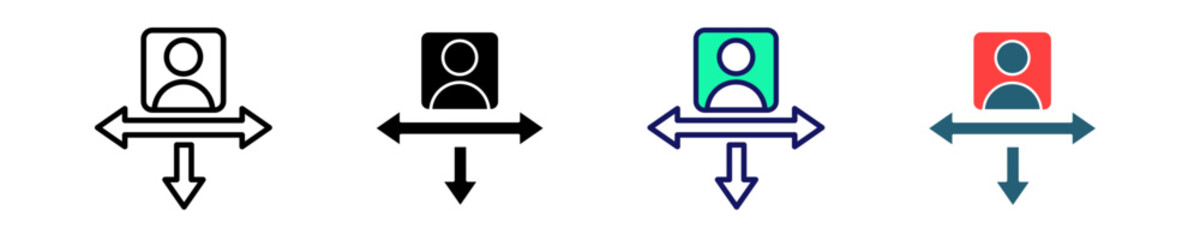 Guidance  Icon Set Multiple Style Collection
