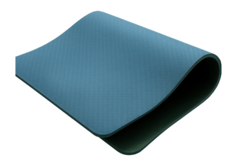 Textured TPE yoga mat in dual-tone for studio practice