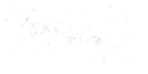 Blue Sparkles with Shimmering Dust and Glowing Light Effect
