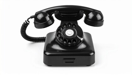 old black telephone