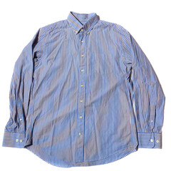 Men's casual long sleeve shirt on white background