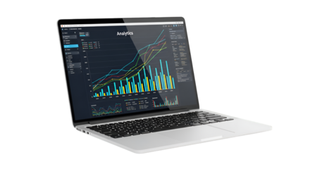 laptop with the word sale