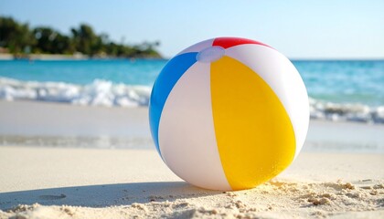 Obraz premium beach ball on the beach
