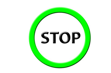 stop  green icon