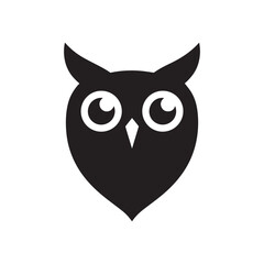 Creative owl symbol logo for education branding wisdom and intelligence purposes