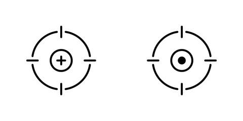 Aiming icon. Business Target