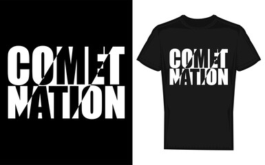 Comet Nation Football School Team Mascot Illustration Featuring a Silhouette of a Cat Perfect for Sports Themed Designs and School Events silhouette © DesignHub