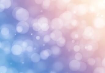 Obraz premium Soft pastel bokeh lights background with gradient colors