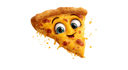 Cartoon style Pizza 