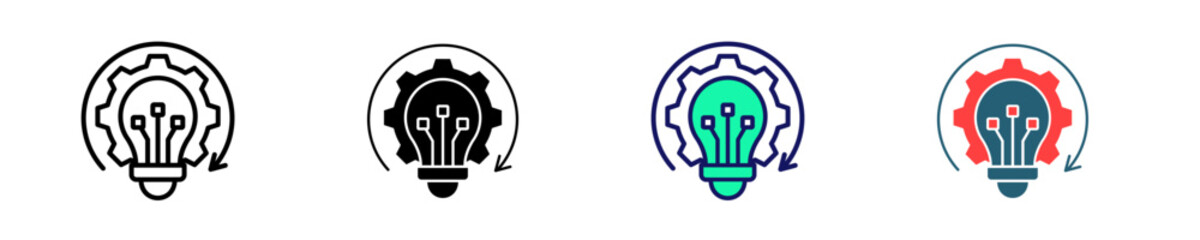 It Modernization  Icon Set Multiple Style Collection