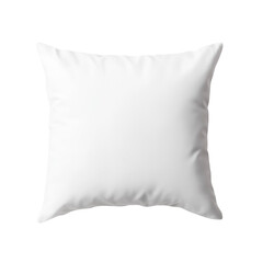 Elegant white throw pillow with soft texture for stylish home decor