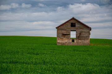 Old Wooden Hut in Alberta