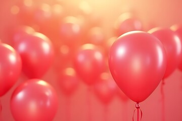 balloons chrome rose