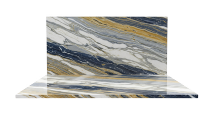 Elegant marble backdrop displaying refined natural stone textures on black background