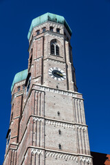 Obraz premium Munich cathedral or Frauenkirche in Munich, Bavaria, Germany