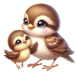 baby chicken and chick