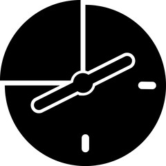 clock icon vector illustration