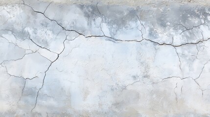 Grunge cracked concrete wall with distressed rough texture, abstract urban decay pattern, weathered cement surface background for industrial, vintage, retro, construction, architecture design concepts