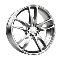 Ride in Style with a Sleek Silver Alloy Wheel