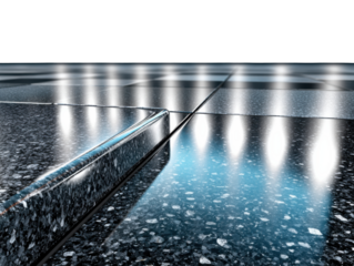 water drops on a metal surface