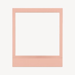 Fototapeta premium Pink frame for photo display.