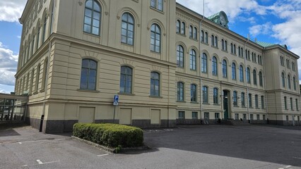 Sweden. Streets and houses in the city of Västervik in Sweden. Kalmar County. © Andrii