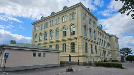 Sweden. Streets and houses in the city of Västervik in Sweden. Kalmar County. © Andrii