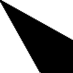 Square pixel geometric shapes. Design digital element